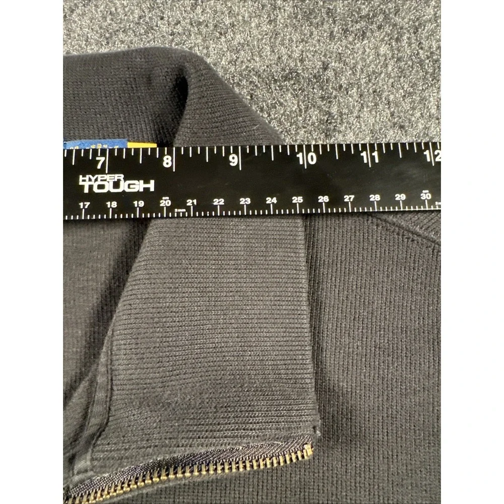 Polo Ralph Lauren Mens Pullover Sweater 1/4 Zip, XXL, Black, Big & Tall Cotton